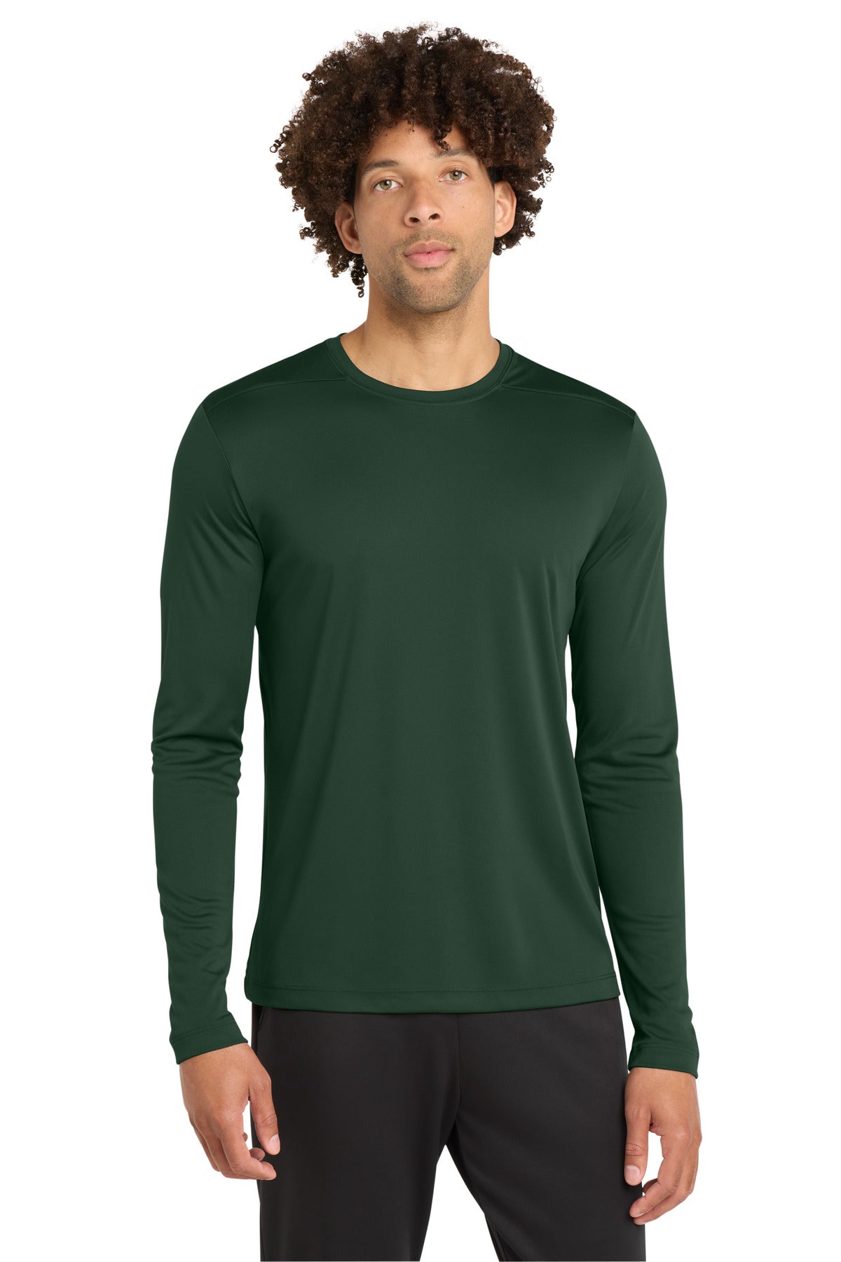 Sport-Tek Posi-UV Pro Long Sleeve Tee ST420LS Forest Green