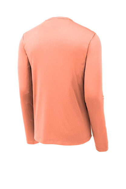 Sport-Tek  Posi-UV Pro Long Sleeve Tee. ST420LS Soft Coral
