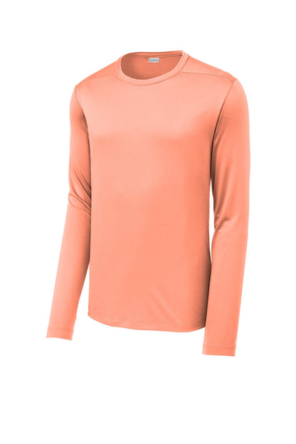 Sport-Tek  Posi-UV Pro Long Sleeve Tee. ST420LS Soft Coral