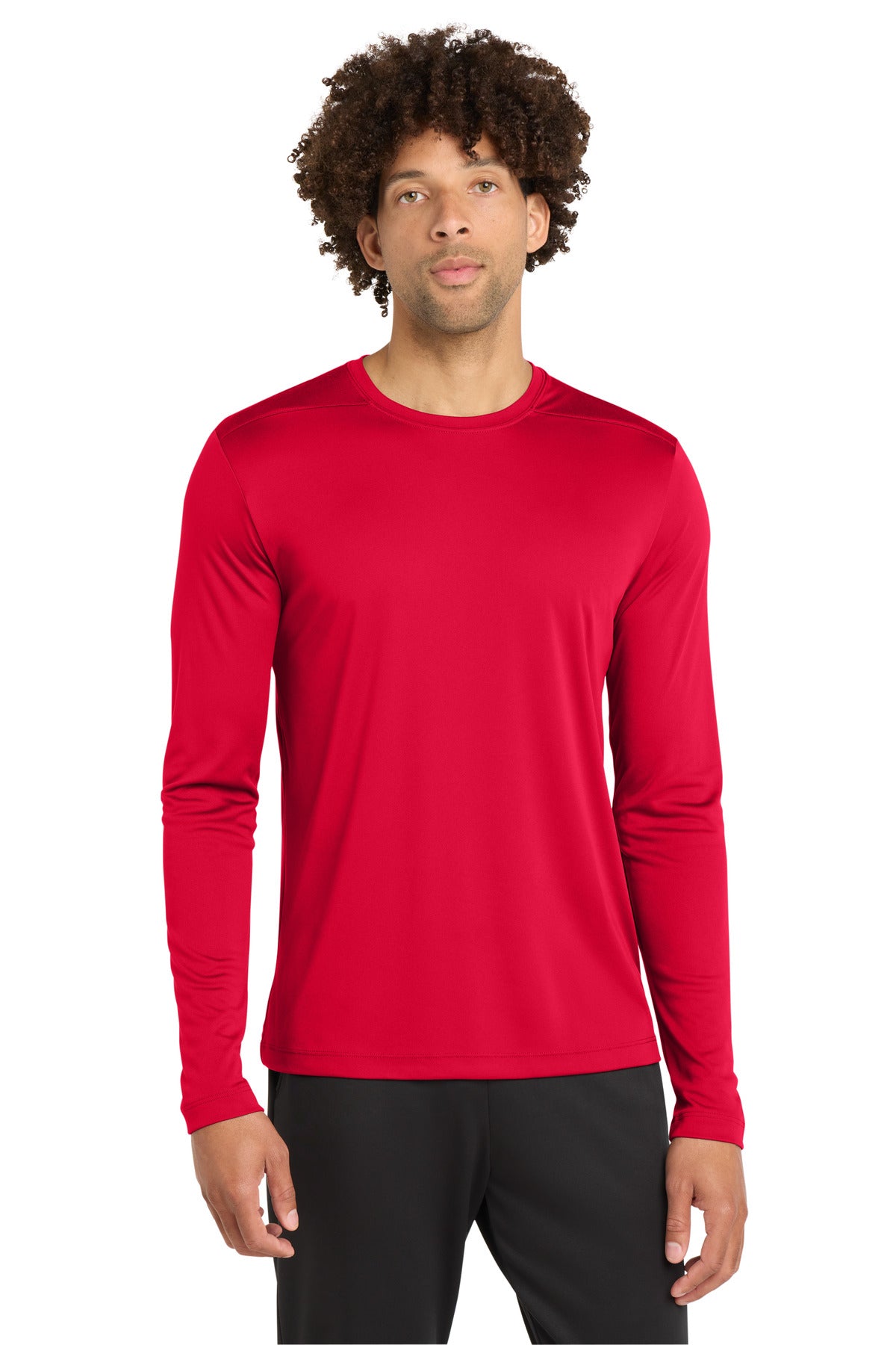 Sport-Tek Posi-UV Pro Long Sleeve Tee ST420LS True Red