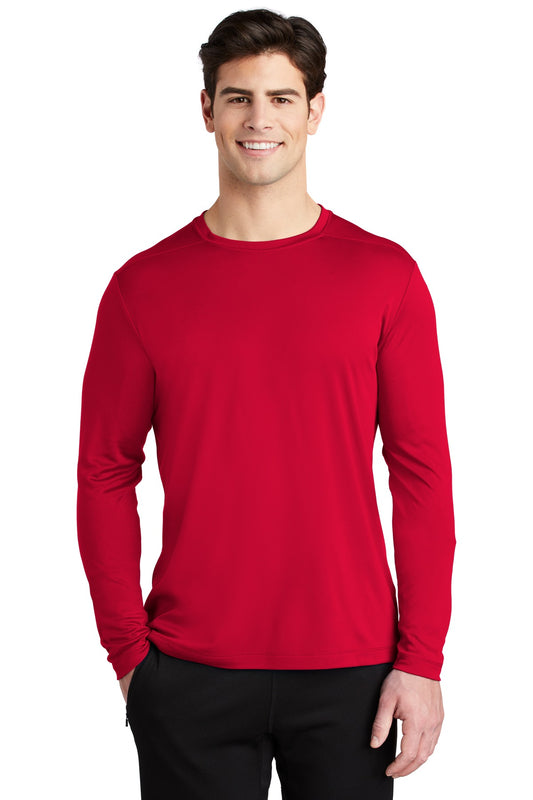 Sport-Tek  Posi-UV Pro Long Sleeve Tee. ST420LS True Red