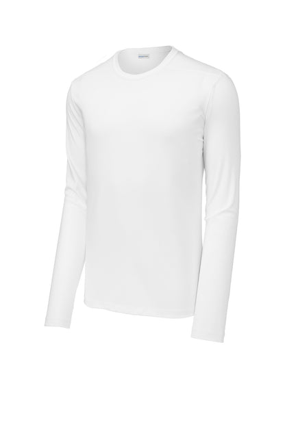 Sport-Tek  Posi-UV Pro Long Sleeve Tee. ST420LS White