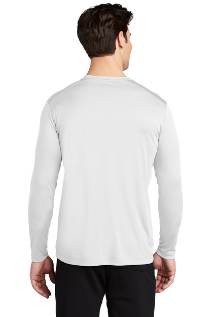 Sport-Tek  Posi-UV Pro Long Sleeve Tee. ST420LS White