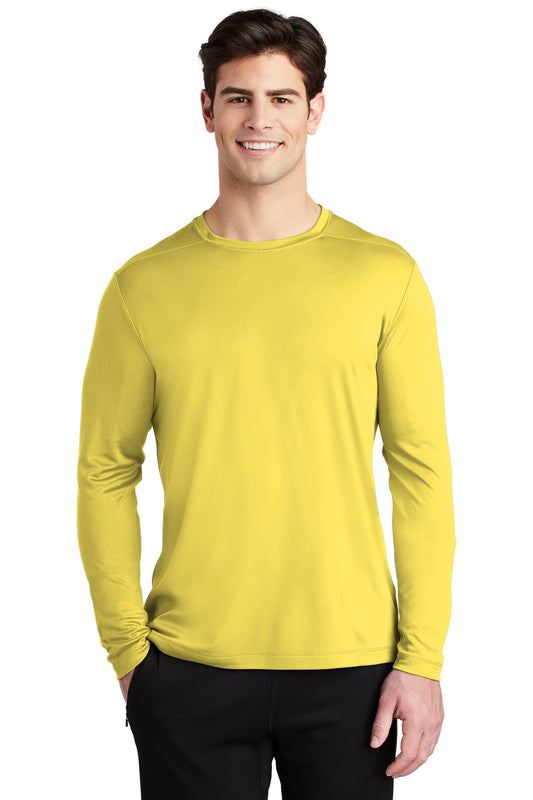 Sport-Tek  Posi-UV Pro Long Sleeve Tee. ST420LS Yellow