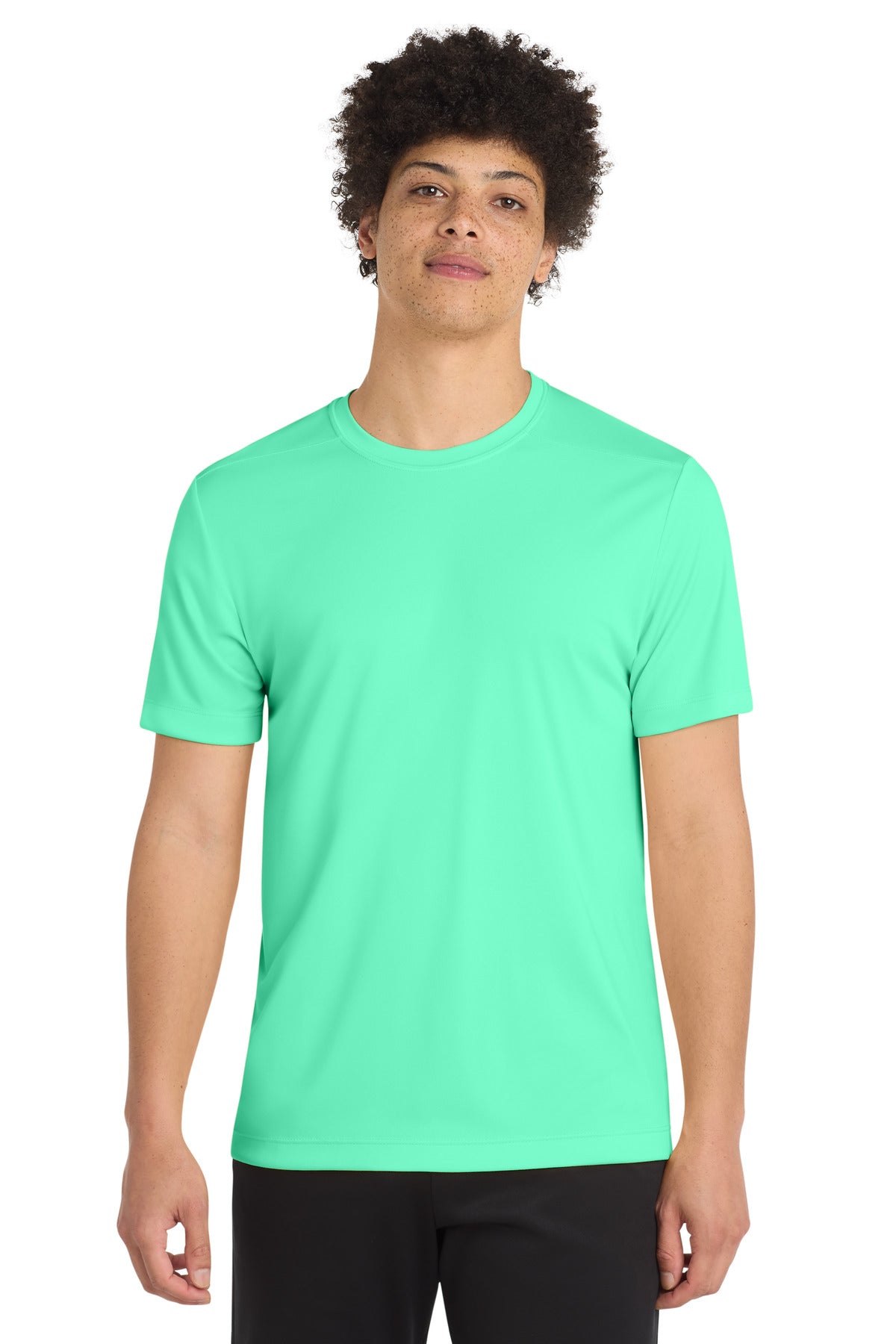 Sport-Tek Posi-UV Pro Tee ST420 Bright Seafoam