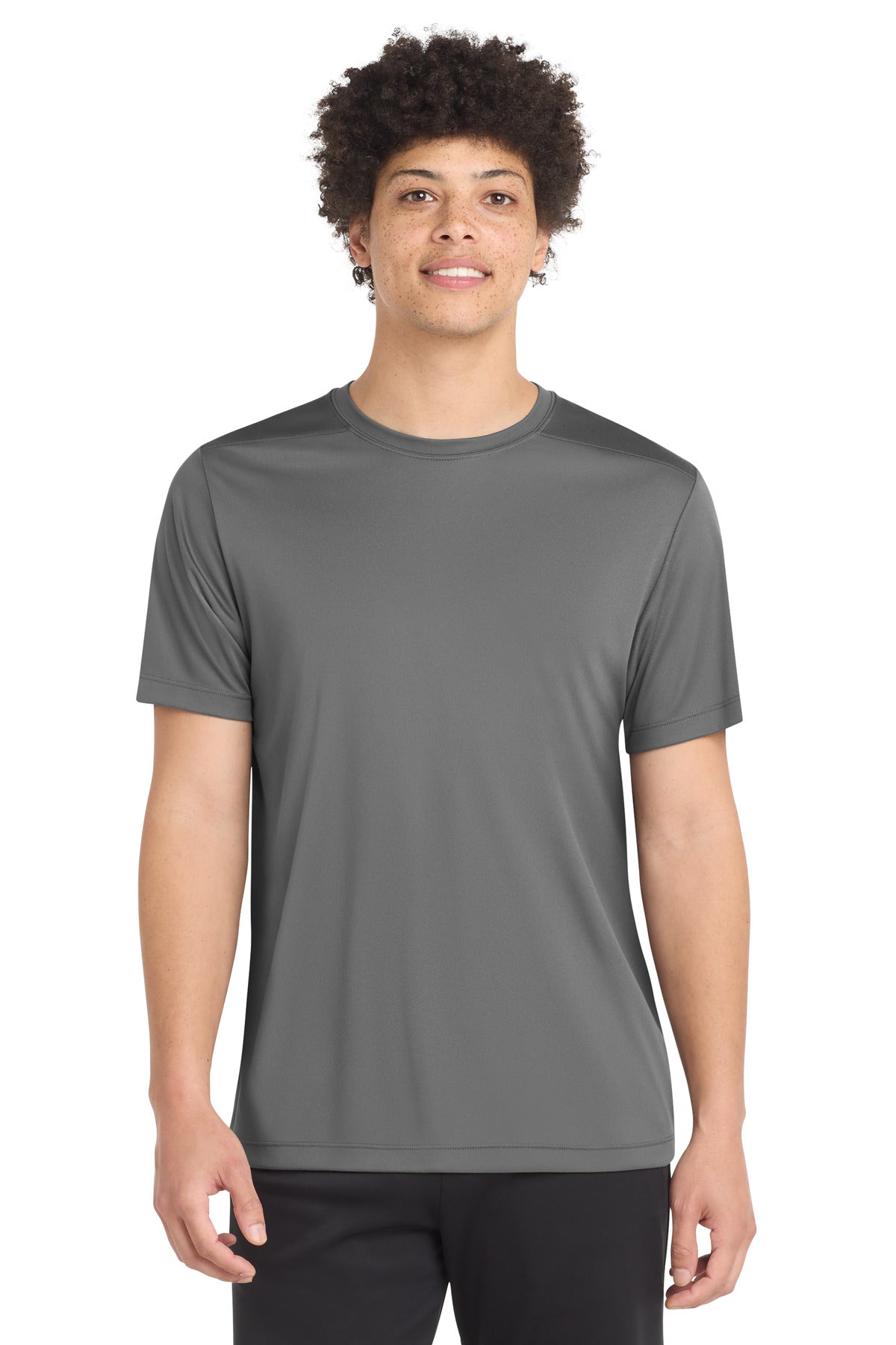Sport-Tek Posi-UV Pro Tee ST420 Dark Smoke Grey