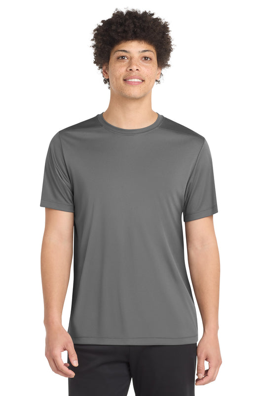 Sport-Tek Posi-UV Pro Tee ST420 Dark Smoke Grey