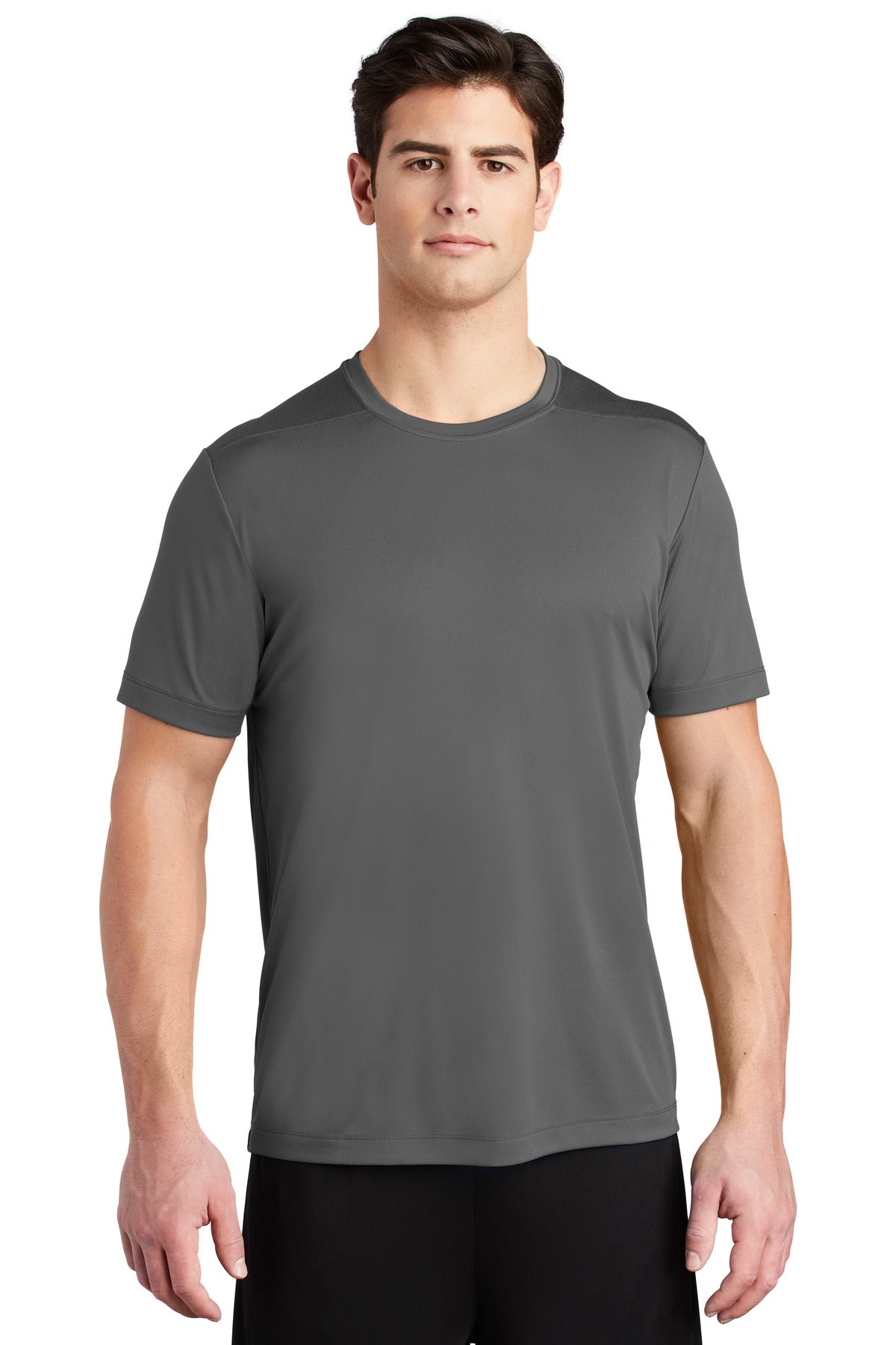 Sport-Tek  Posi-UV Pro Tee. ST420 Dark Smoke Grey