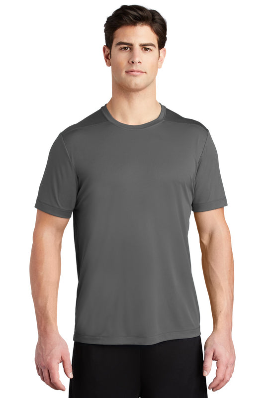 Sport-Tek  Posi-UV Pro Tee. ST420 Dark Smoke Grey