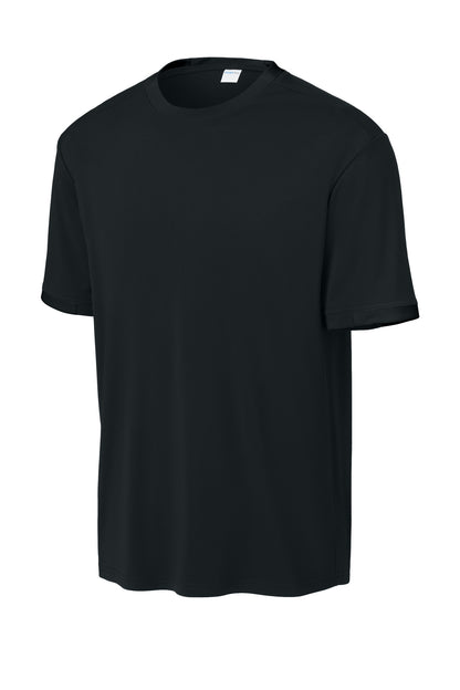 Sport-Tek Club Short Sleeve Crew ST440 Black/ Black