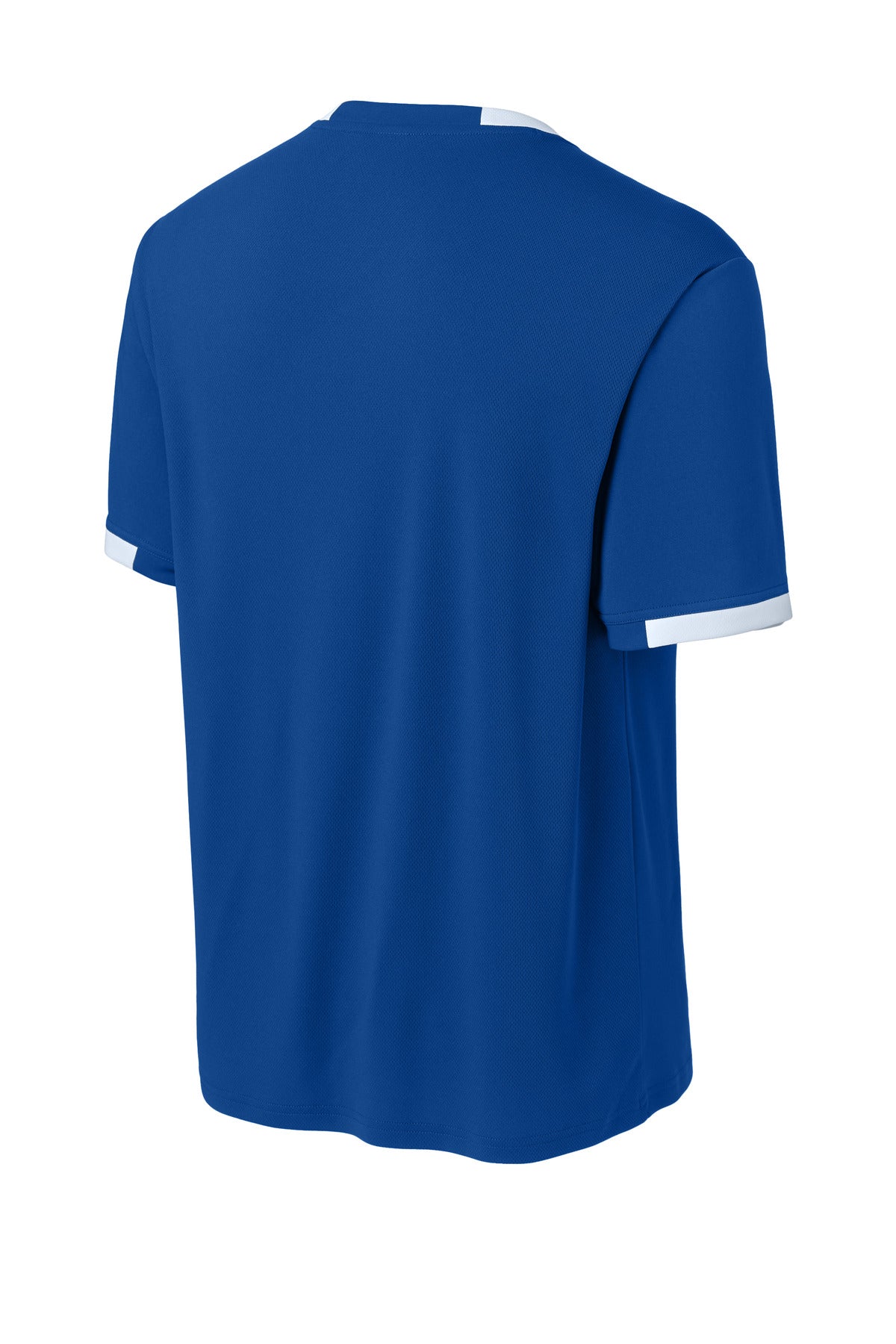 Sport-Tek Club Short Sleeve Crew ST440 True Royal/ White