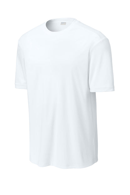 Sport-Tek Club Short Sleeve Crew ST440 White/ White
