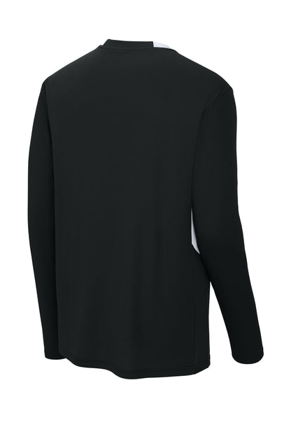Sport-Tek Club 1/4-Zip Pullover ST443 Black/ White