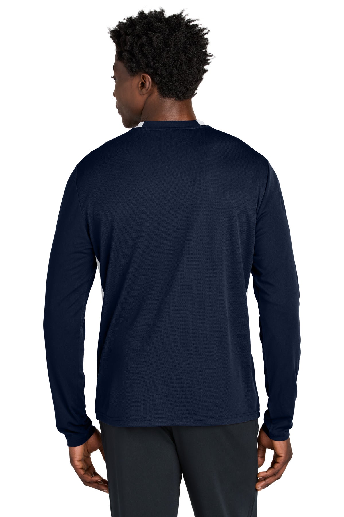 Sport-Tek Club 1/4-Zip Pullover ST443 True Navy/ White