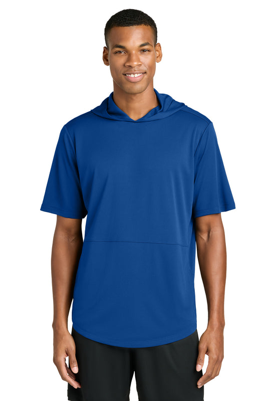 Sport-Tek Club Short Sleeve Hoodie ST445 True Royal