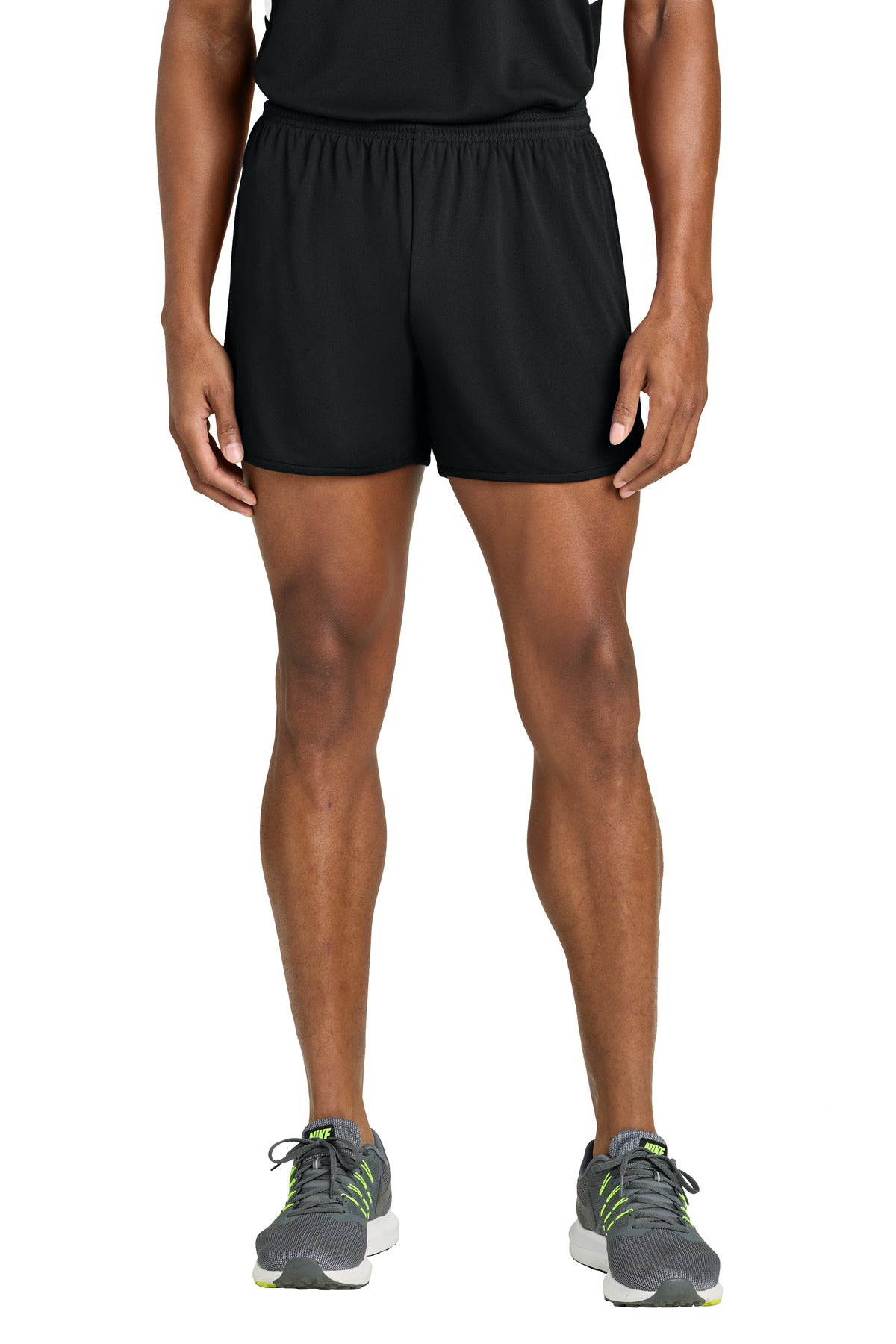 Sport-Tek Club 4 Track Short ST447 Black