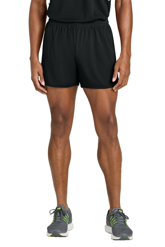 Sport-Tek Club 4 Track Short ST447 Black