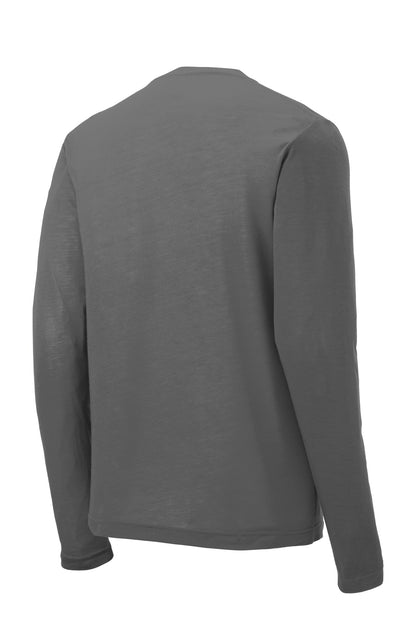 Sport-Tek Long Sleeve PosiCharge Competitor Cotton Touch Tee. ST450LS Dark Smoke Grey