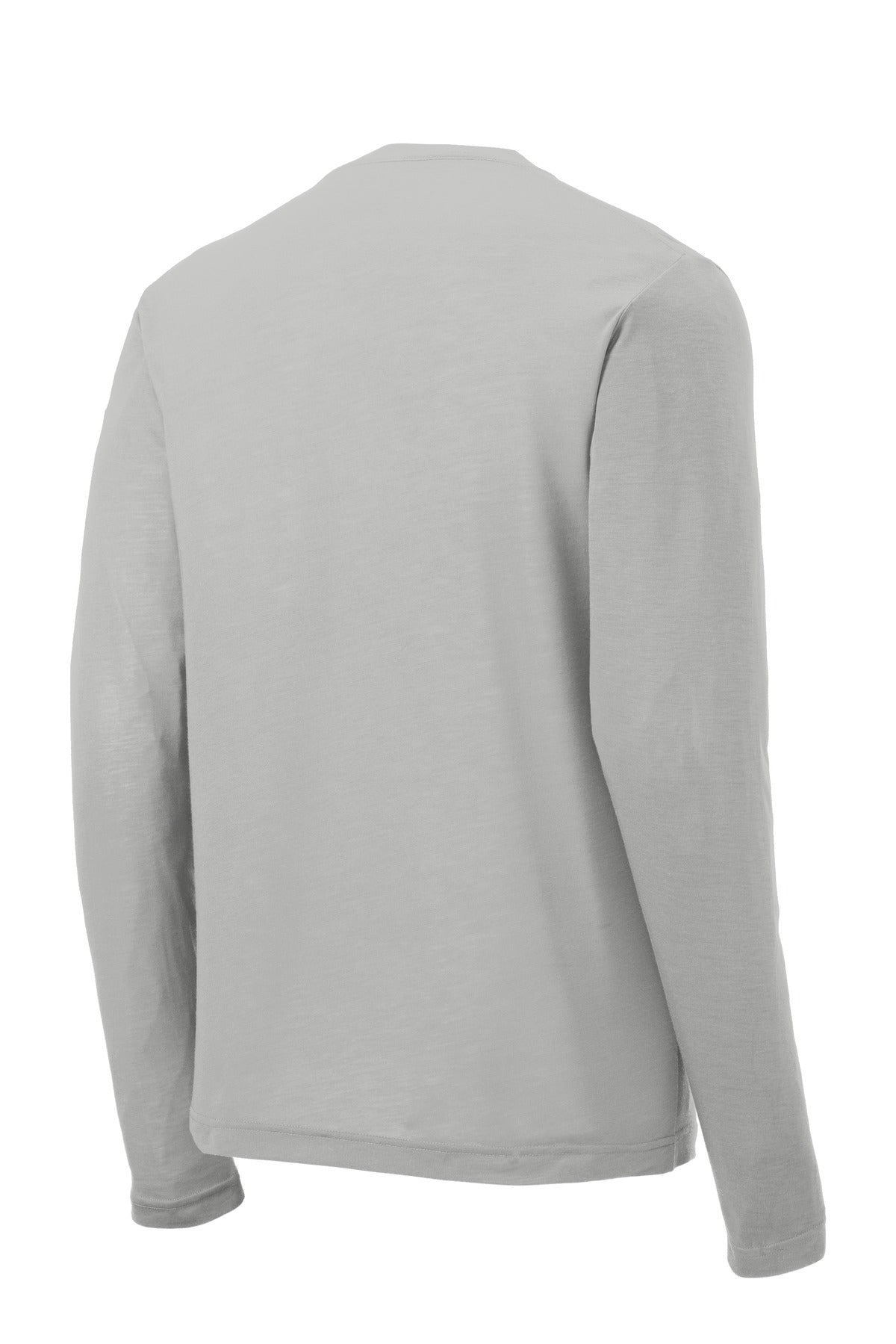 Sport-Tek Long Sleeve PosiCharge Competitor Cotton Touch Tee. ST450LS Silver