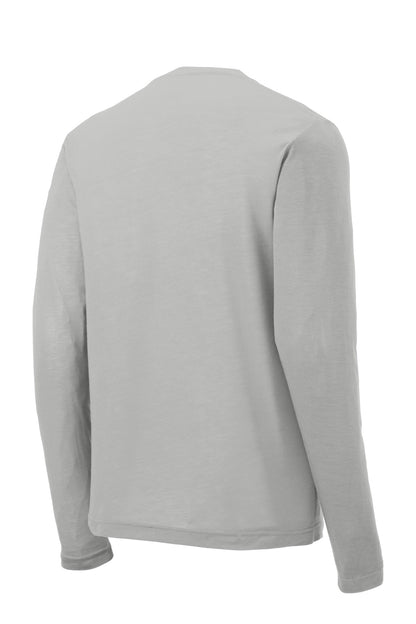 Sport-Tek Long Sleeve PosiCharge Competitor Cotton Touch Tee. ST450LS Silver