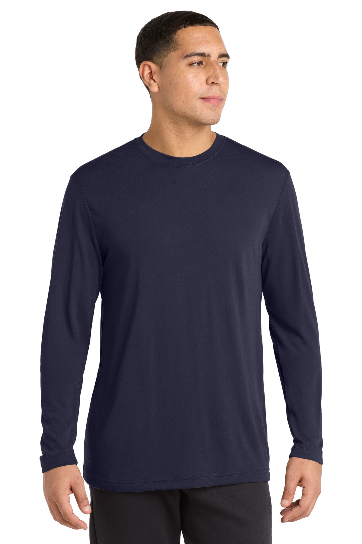 Sport-Tek Long Sleeve PosiCharge Competitor Cotton Touch Tee ST450LS True Navy