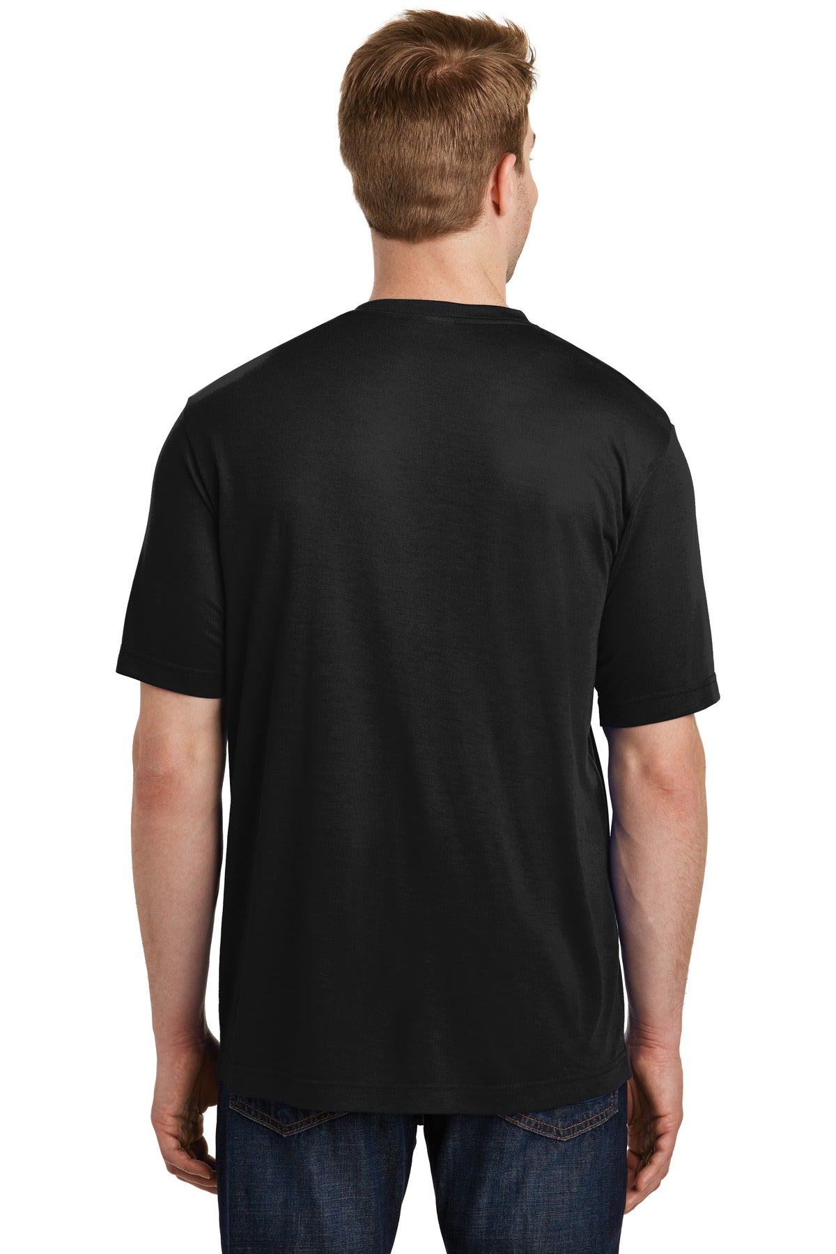 Sport-Tek PosiCharge Competitor Cotton Touch Tee. ST450 Black