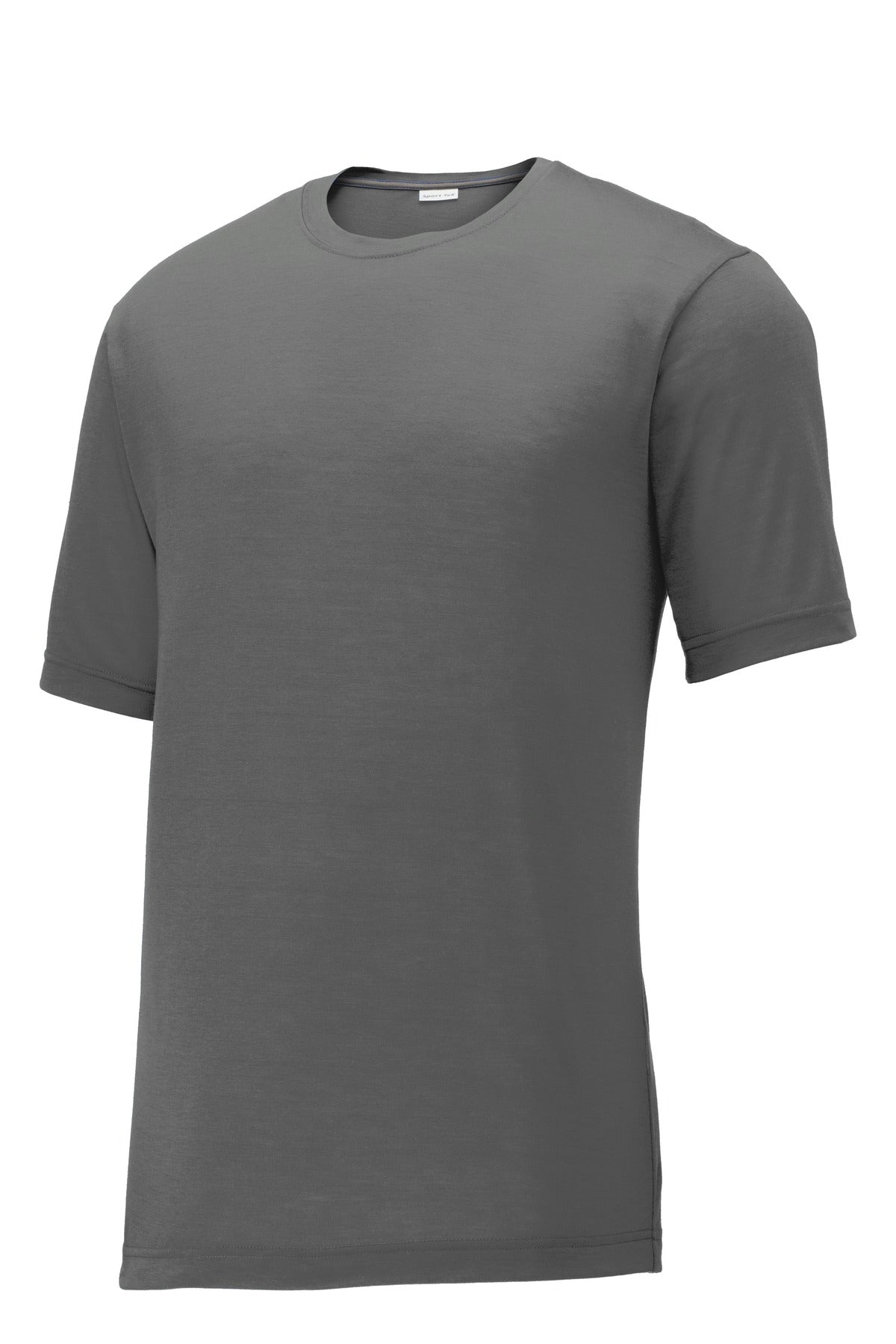 Sport-Tek PosiCharge Competitor Cotton Touch Tee. ST450 Dark Smoke Grey