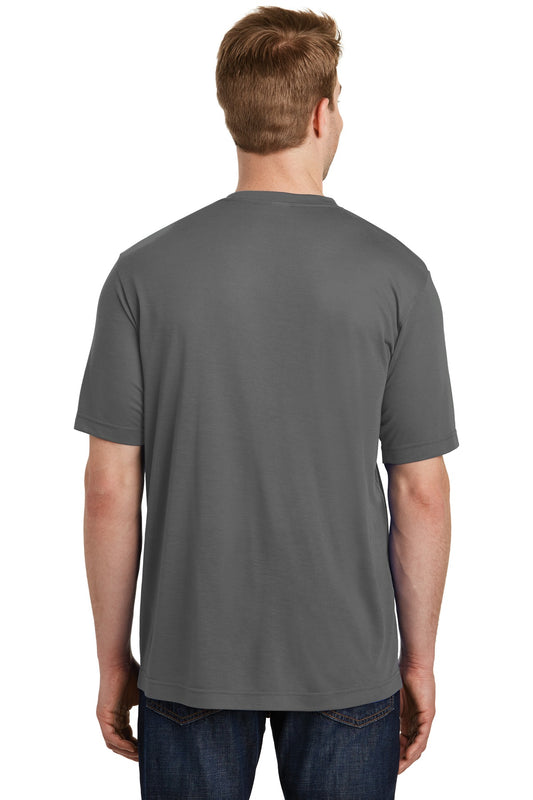 Sport-Tek PosiCharge Competitor Cotton Touch Tee. ST450 Dark Smoke Grey