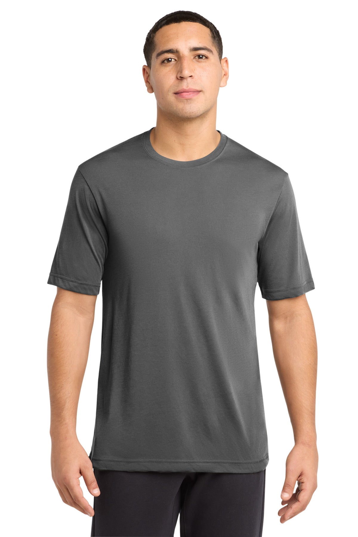 Sport-Tek PosiCharge Competitor Cotton Touch Tee ST450 Dark Smoke Grey