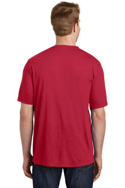 Sport-Tek PosiCharge Competitor Cotton Touch Tee. ST450 Deep Red