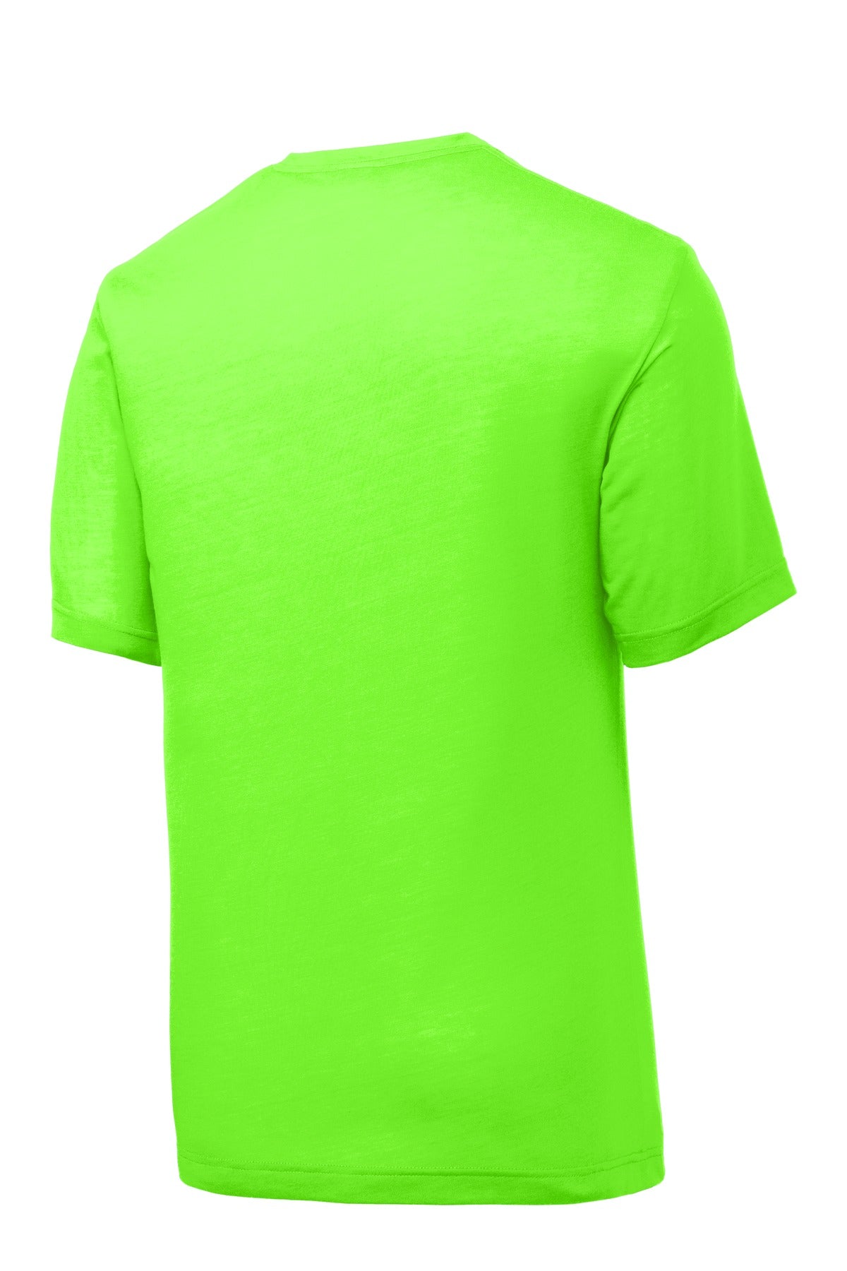 Sport-Tek PosiCharge Competitor Cotton Touch Tee. ST450 Neon Green