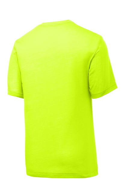 Sport-Tek PosiCharge Competitor Cotton Touch Tee. ST450 Neon Yellow