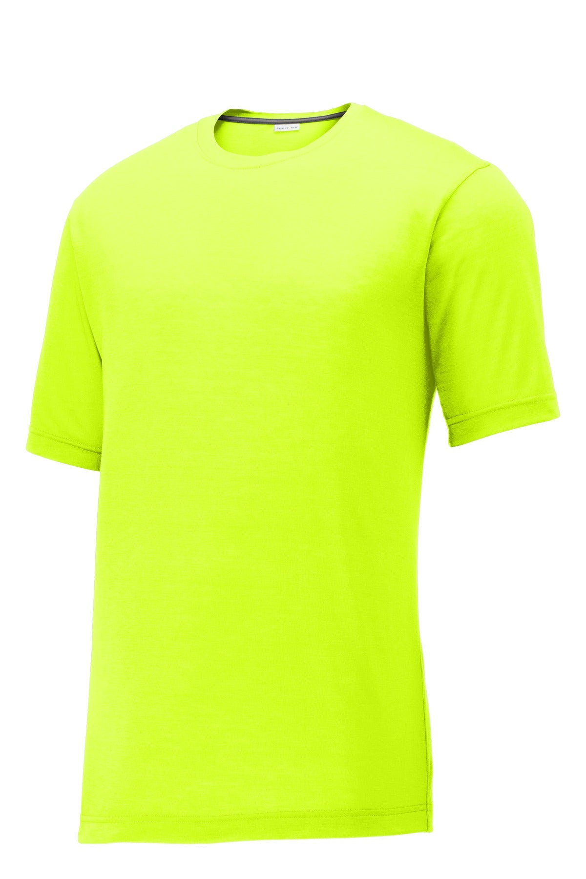 Sport-Tek PosiCharge Competitor Cotton Touch Tee. ST450 Neon Yellow