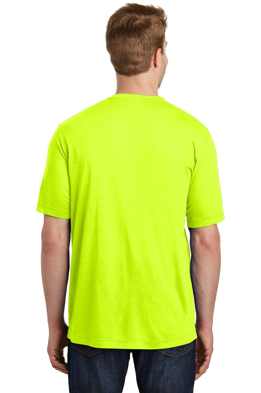 Sport-Tek PosiCharge Competitor Cotton Touch Tee. ST450 Neon Yellow