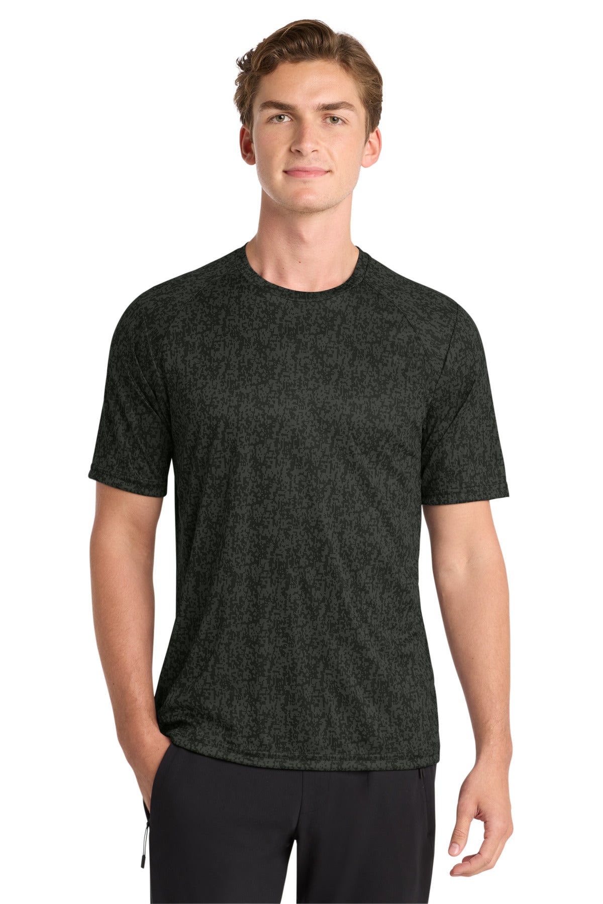 Sport-Tek Digi Camo Tee ST460 Black