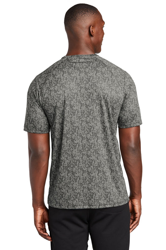 Sport-Tek  Digi Camo Tee. ST460 Grey Concrete