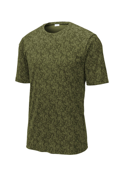 Sport-Tek  Digi Camo Tee. ST460 Olive Drab Green