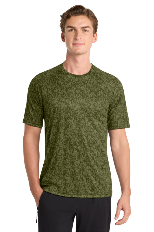 Sport-Tek Digi Camo Tee ST460 Olive Drab Green