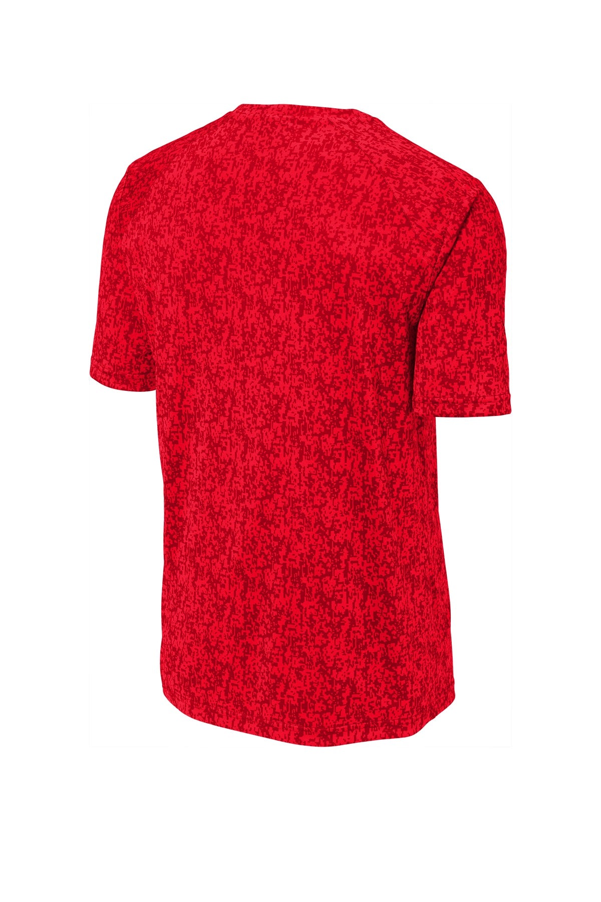 Sport-Tek  Digi Camo Tee. ST460 True Red