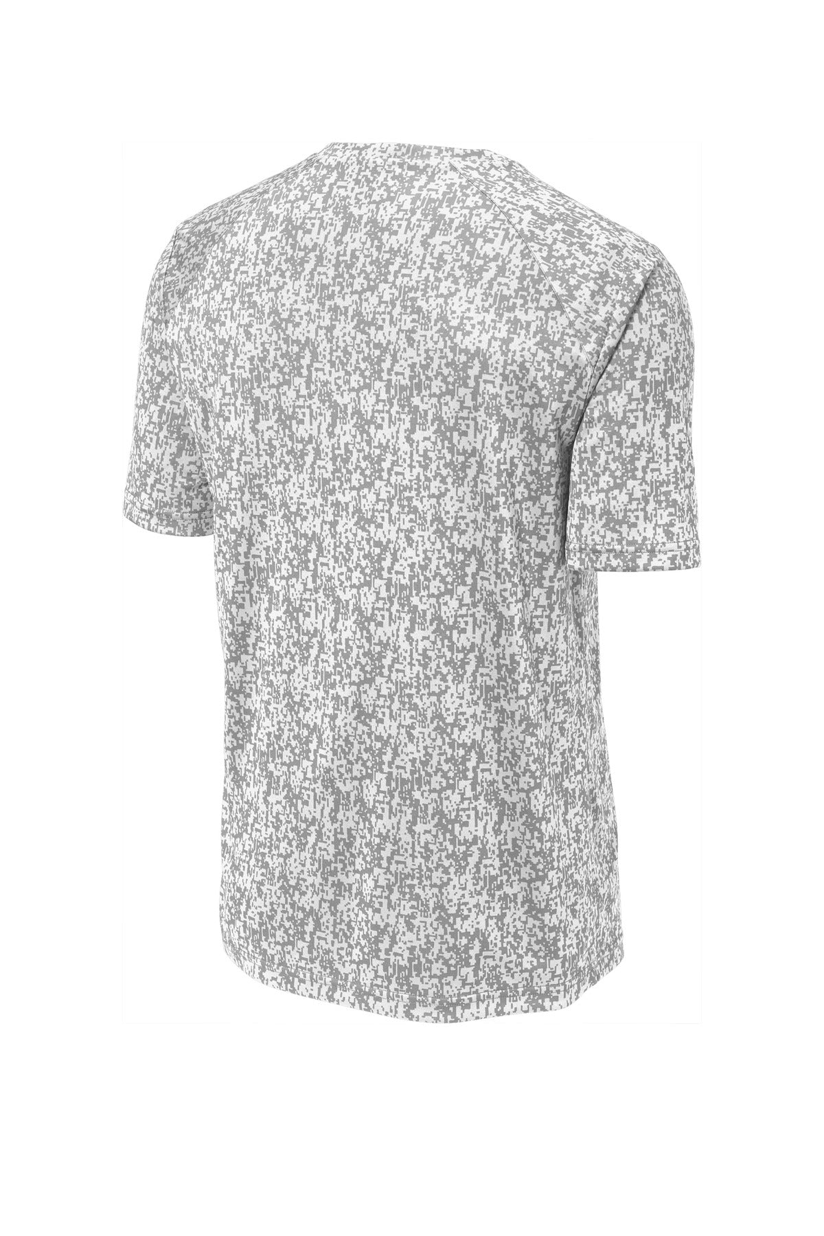 Sport-Tek  Digi Camo Tee. ST460 White
