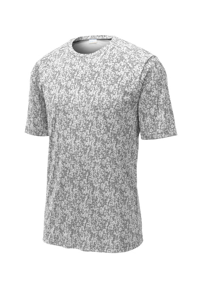 Sport-Tek  Digi Camo Tee. ST460 White