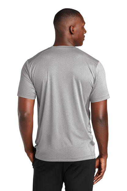 Sport-Tek  Endeavor Tee. ST465 Light Grey Heather/ Light Grey