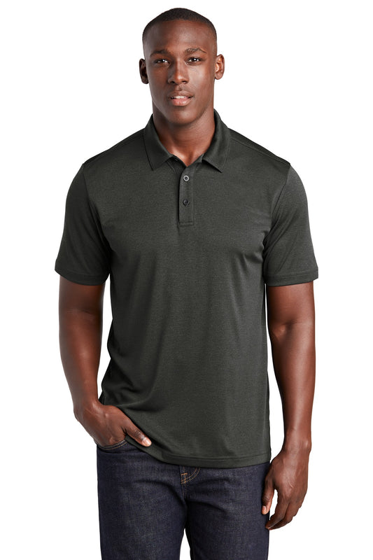 Sport-Tek  Endeavor Polo. ST467 Black Heather