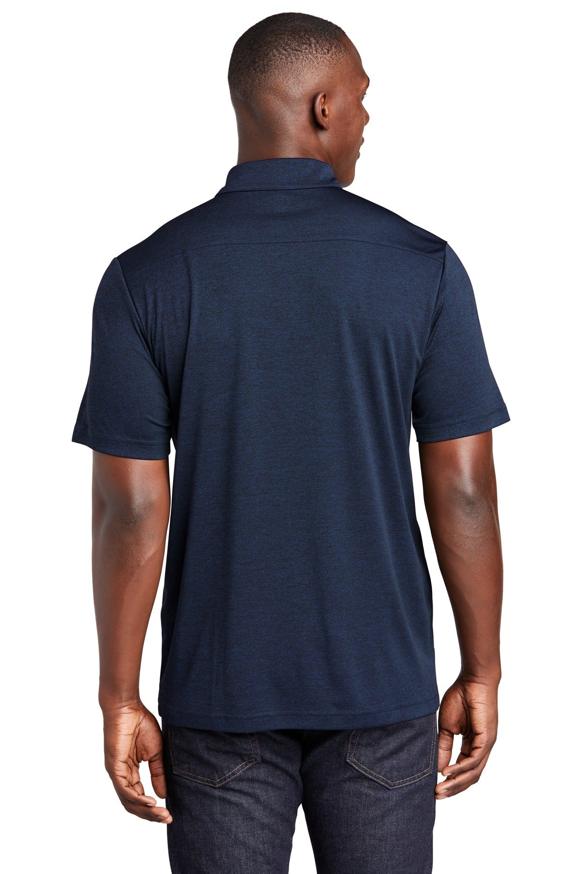 Sport-Tek  Endeavor Polo. ST467 Dark Royal Heather