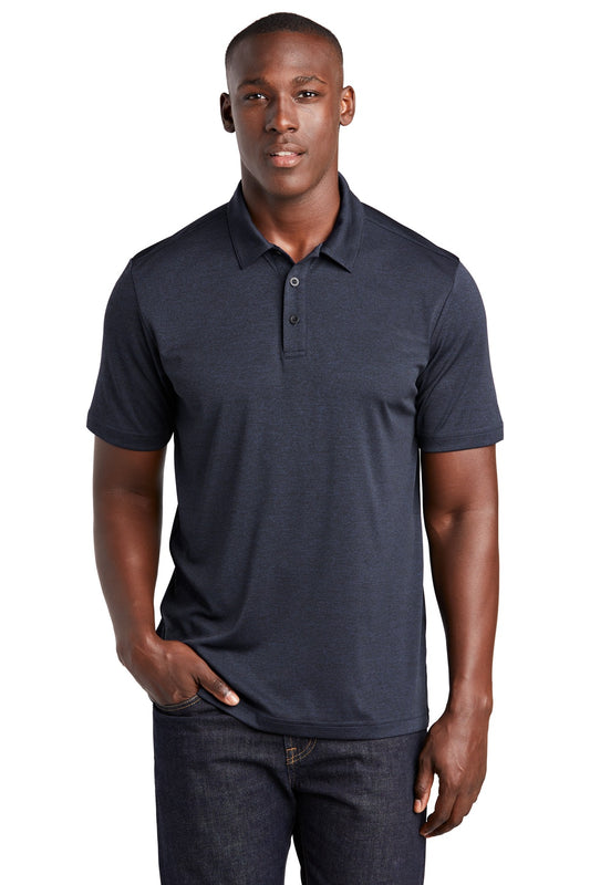 Sport-Tek  Endeavor Polo. ST467 Deep Navy Heather