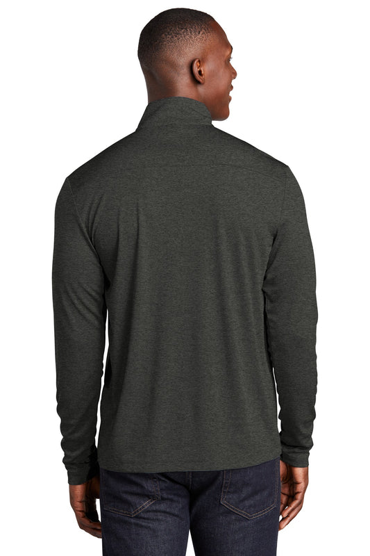 Sport-Tek  Endeavor 1/2-Zip Pullover. ST469 Black Heather