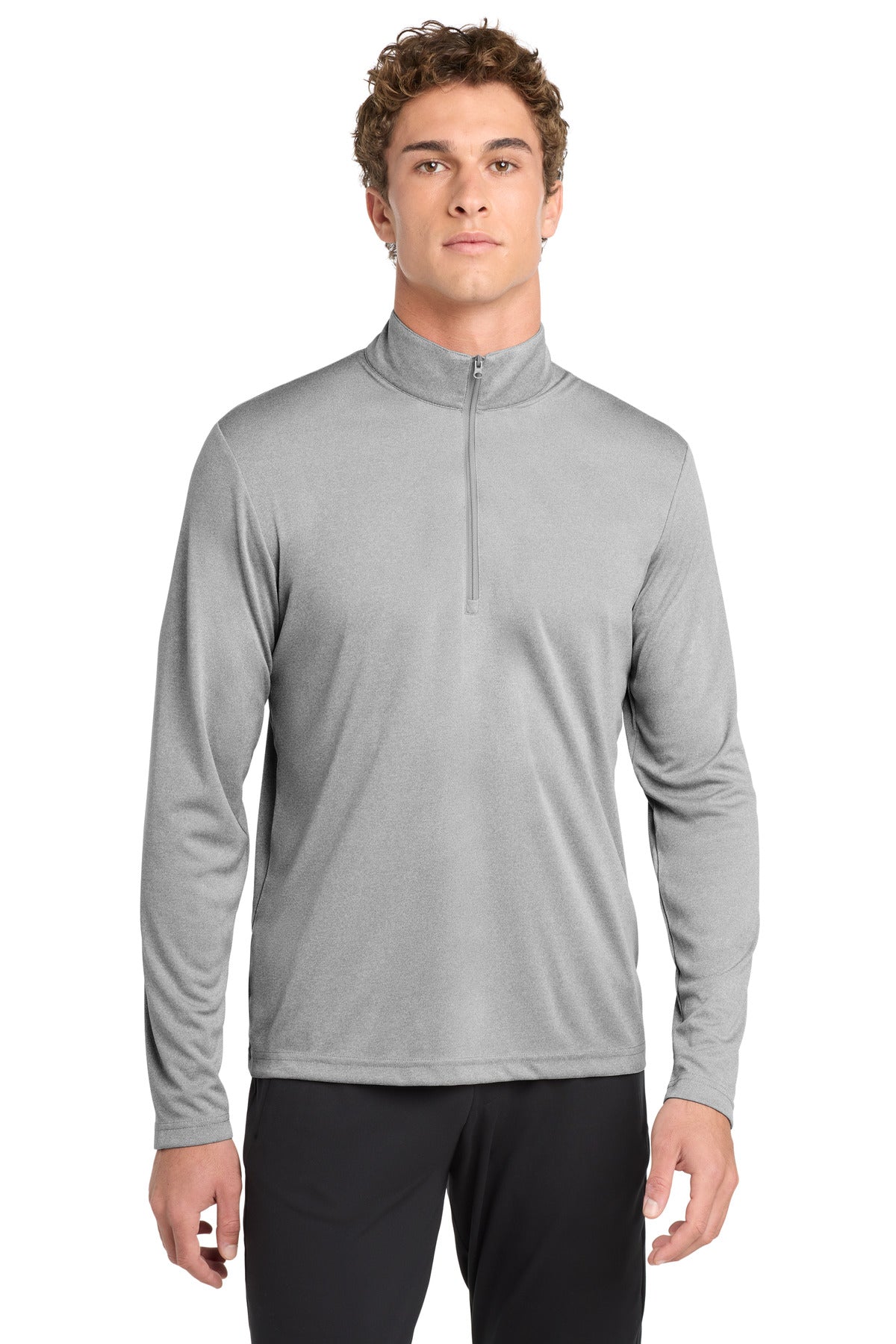 Sport-Tek Endeavor 1/2-Zip Pullover ST469 Light Grey Heather