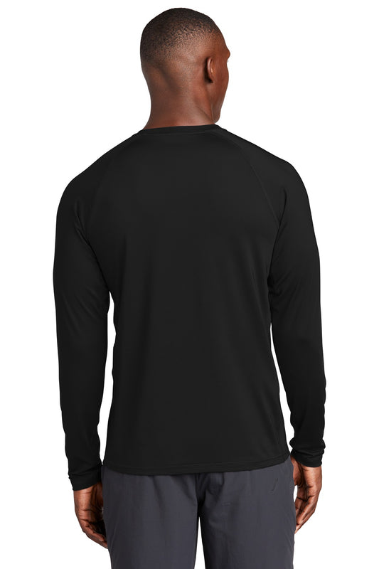 Sport-Tek  Long Sleeve Rashguard Tee. ST470LS Black