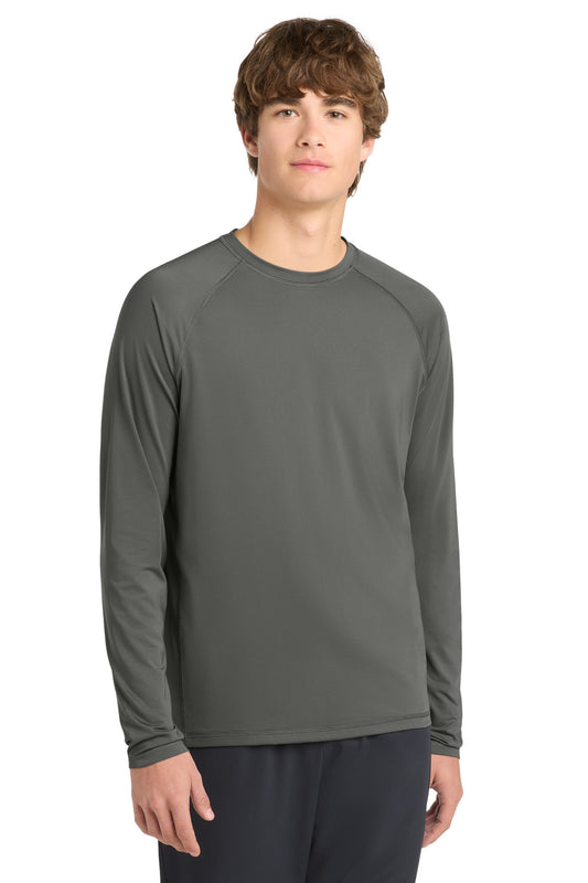 Sport-Tek Long Sleeve Rashguard Tee ST470LS Dark Smoke Grey