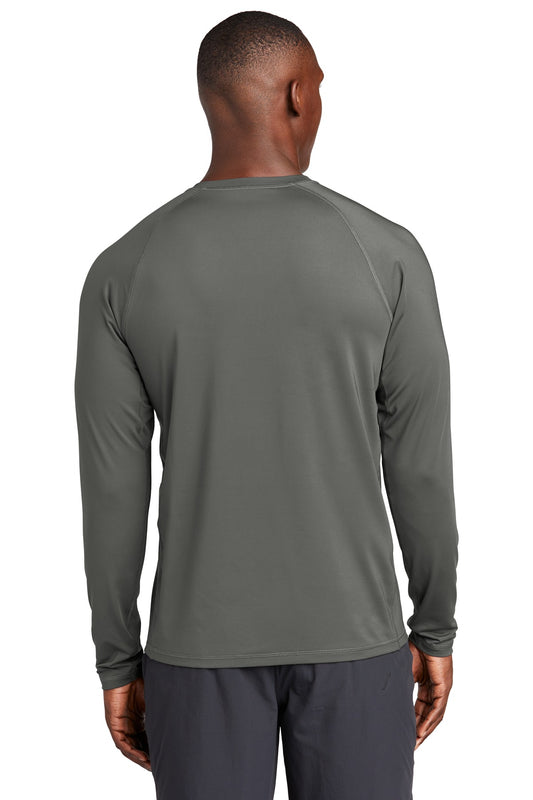 Sport-Tek  Long Sleeve Rashguard Tee. ST470LS Dark Smoke Grey